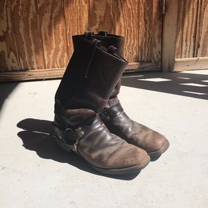 Frye Buckle Boots
